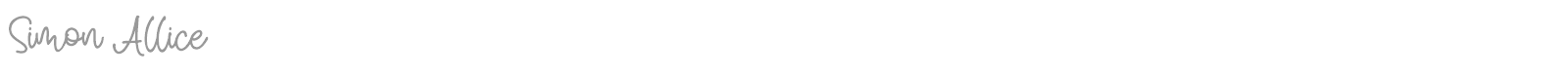 Simon Allice font preview
